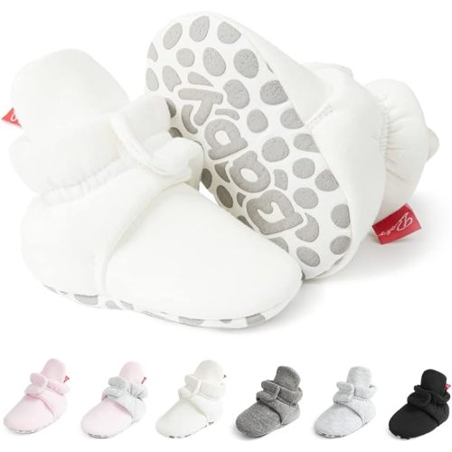 Meckior Newborn Infant Baby Girls Boys Warm Fleece Winter Booties First Walkers Slippers Shoes