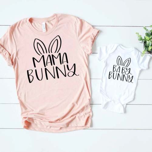 Easter Mommy and Me Shirt - Mom and Baby Shirt - Matching Outfits