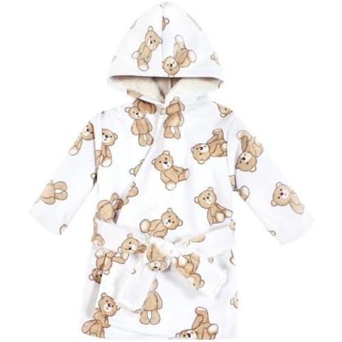 Hudson Baby Unisex Baby Mink with Faux Fur Lining Pool and Beach Robe Cover-ups