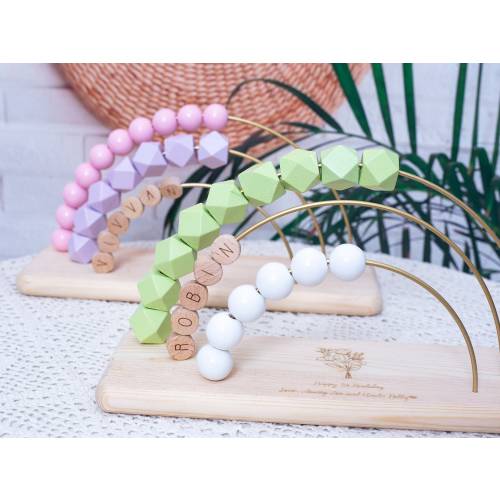 Wooden Name Abacus, Toddler Toy 1st Birthday Gift, Toys Baby Children, Custom Toddler Toys, Personalized Name Abacus, Baby Shower