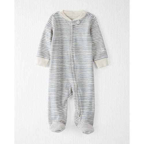 Baby Organic Cotton Sleep & Play Pajamas in Stripes - Little Planet | Carter's