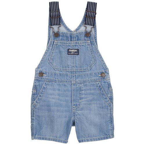 Baby Denim Shortalls - Blue - OshKosh | Carter's