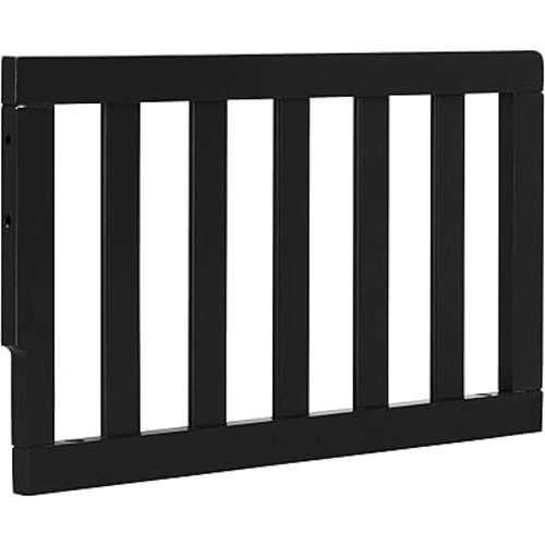 Convertible Crib Toddler Guard Rail in Matte Black Vintage