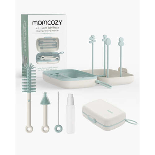 Momcozy Innovative Push-Press Design Bottle Brush Kit