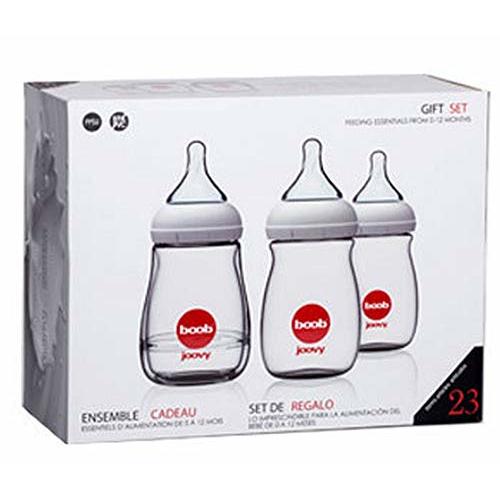 Joovy Boob PPSU Gift Set, Grey , 23 Piece Set