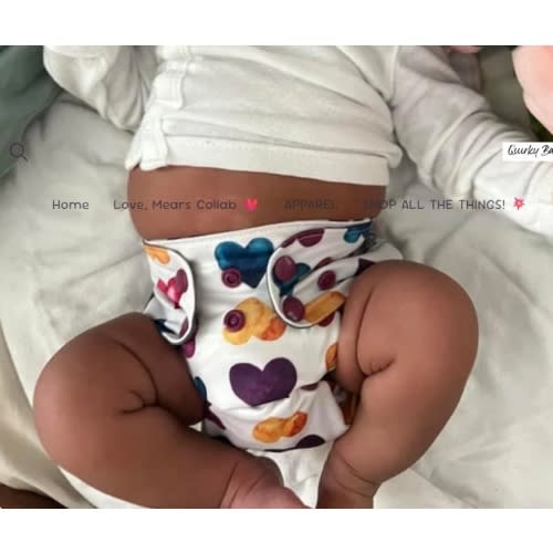 Hearts (Mini) Diapers : In-Stock – Quirky Baby LLC