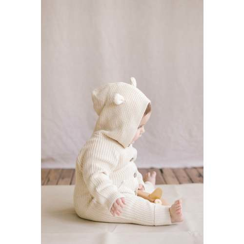 Bear Knit Onepiece - Soft Clay