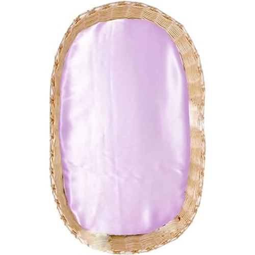 Cozysilk Silk Bassinet Sheets for Baby, 100% Mulberry Silk Fitted Sheet - Lavender