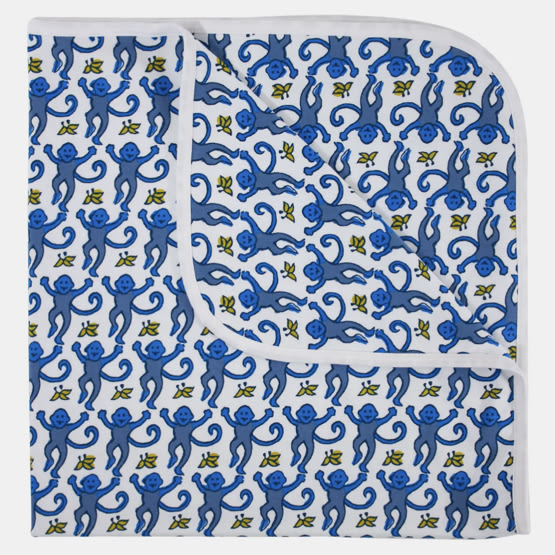 Infant Monkey Receiving Blanket