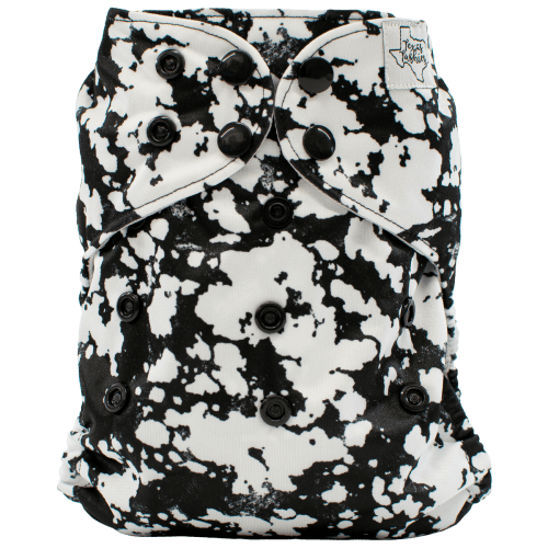 Black Acid Wash - One Size AIO