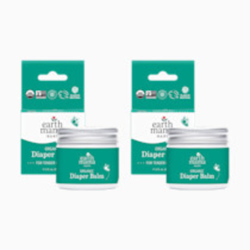 Earth Mama Organic Diaper Balm 2-Ounce | Diaper Cream for Baby | EWG Verified, Petroleum & Artificial Fragrance-Free with Calendula for Sensitive Skin (2-Pack)