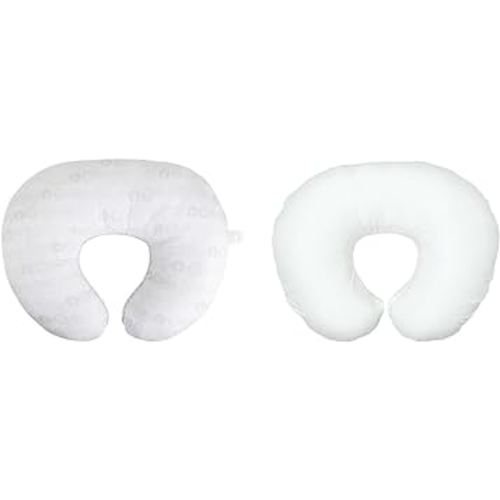 Boppy Nursing Pillow Bare Naked Original Support & Original Nursing Pillow Liner, Bright White, Machine Washable and Wipeable, Extends Time Between Washes, Liner Only