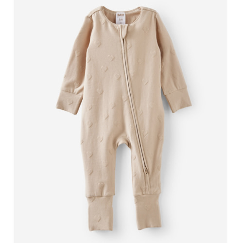 The Long Sleeve Zip Romper
