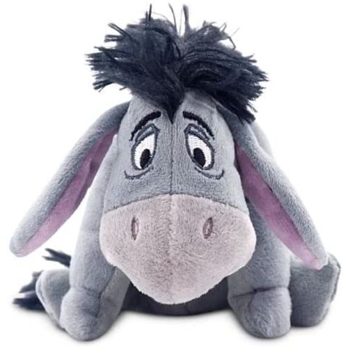 Disney Store Official Mini Bean Bag Plushies - Eeyore - Cute Stuffed Animal with Detailed Sculpting, Embroidered Features, & Bean Bag Bottom - Plush Toys for Kids