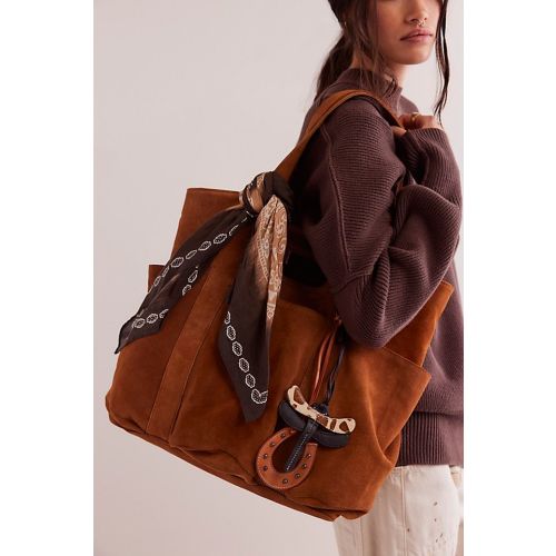 Suede Caravan Tote