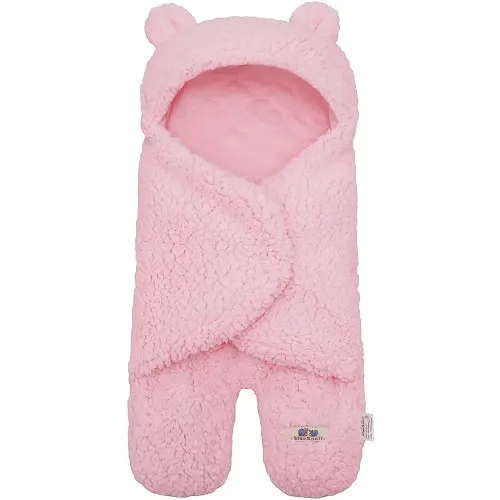 BlueSnail Newborn Receiving Blanket Baby Sleeping Wrap Swaddle(Pink)