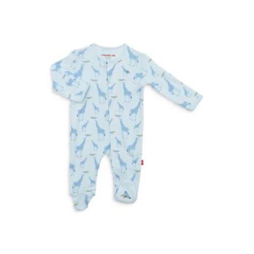 Unisex Cotton Giraffe Footie - Baby