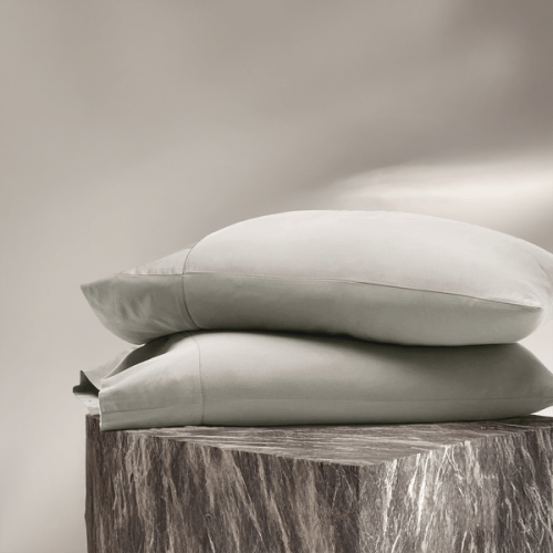 Eucalypso Silky Pillowcase Set Soft Beige / King Pillowcases