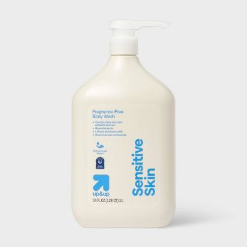 Sensitive Skin Body Wash - Eczema Seal - Fragrance Free - 34oz - up&up™