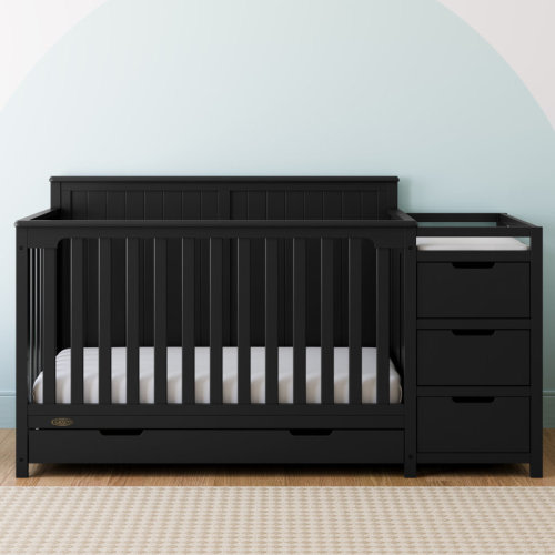 Graco Hadley 5-in-1 Convertible Crib and Changer with Storage & Reviews | Wayfair