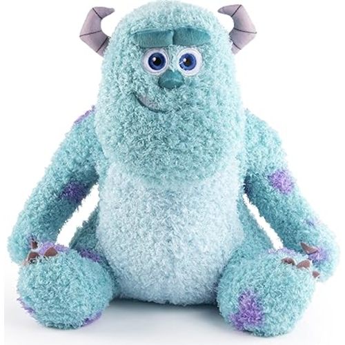 Jay Franco Disney Plush Pillow Buddy - Soft Plushie Stuffed Pillow, 12 Inches, Blue - Sully