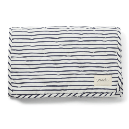 Striped On the Go Portable Changing Pad