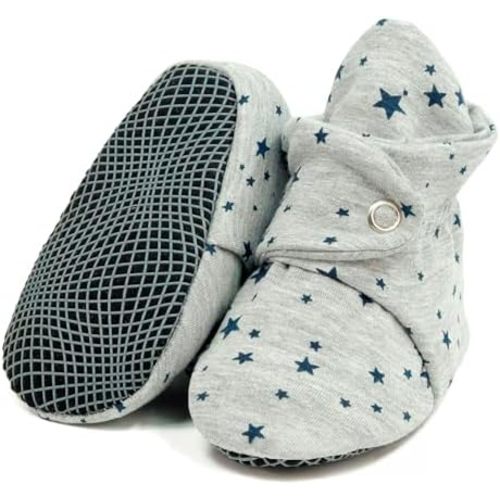Ella Bonna Baby Booties Organic Cotton Muslin Newborn Baby Slippers Baby Boy Booties, Infant Girl Booties, 6-12 months, 0-6 Months, 12-18 Months, 0-3 Months, 18-24 Months, Toddler Shoes
