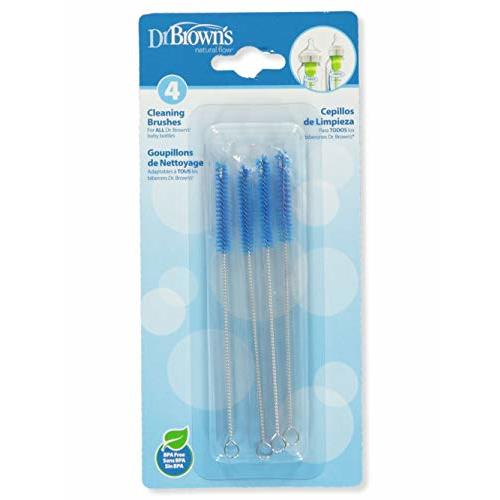 Dr. Brown's Natural Flow Cleaning Brush- Assorted Color(4-Count/Single Pack)