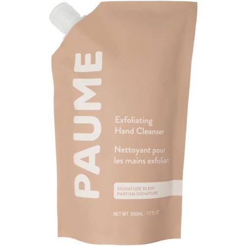 PAUME Exfoliating Hand Soap Cleanser | 16.9 fl oz / 500 ml | Silicon & Paraben Free, No Artificial Fragrances & Vegan