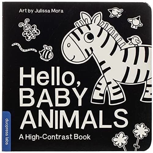 Hello, Baby Animals: A High-Contrast Book