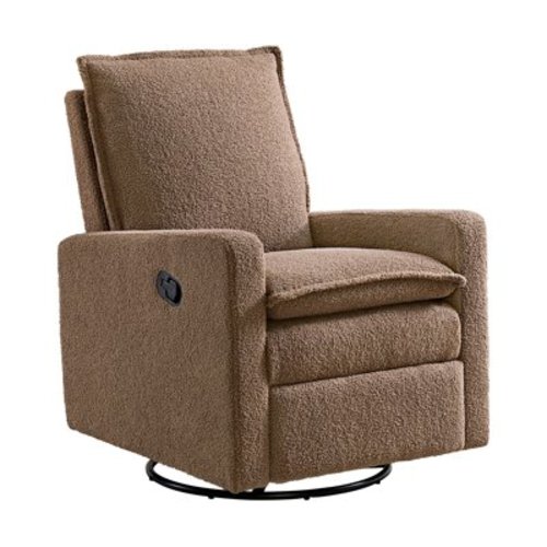 SOHO BABY COVENTRY GLIDER/RECLINER BOUCLE TEDDY BROWN - Walmart.com