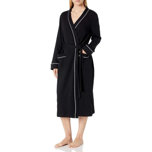 Amazon Essentials Women's Lightweight Waffle Full-Length Robe (Available in Plus Size)