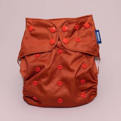 Solid Color: Essentials Pocket Cloth Diaper with Athletic Wicking Jersey, Grows with your Baby
