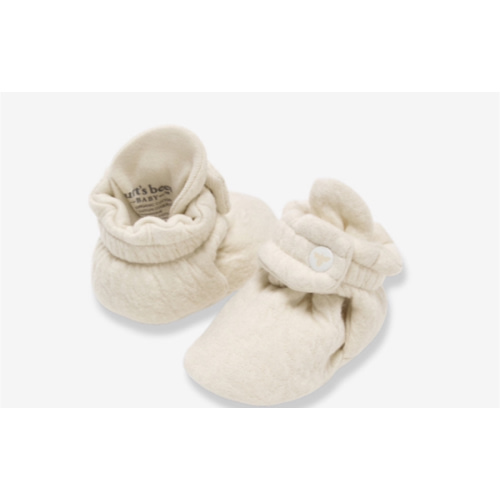 Burt's Bees Baby Booties, Organic Cotton Adjustable Infant Sock