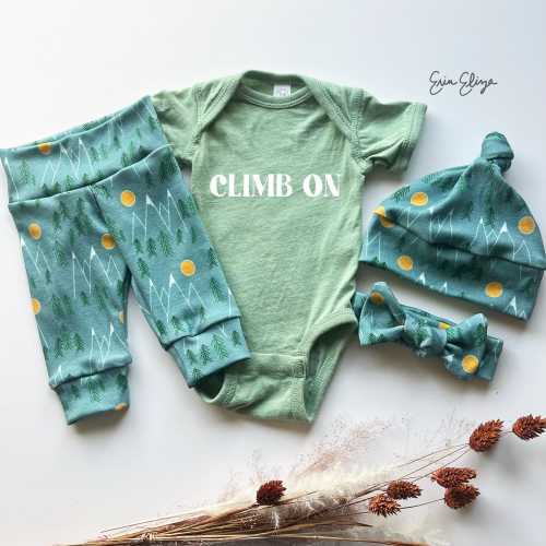 Rock climbing baby, Mountain climbing baby, Mountain baby, Outdoors baby, Climbing baby, Mountain baby gift, Rock climber baby gift