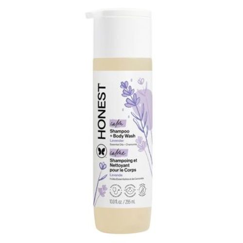 The Honest Company Calm Shampoo + Body Wash - Lavender - 10 fl oz: All Hair Types, Daily Use, Gel Form, Paraben-Free