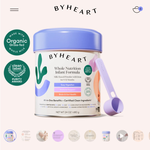 ByHeart Whole Nutrition Infant Formula