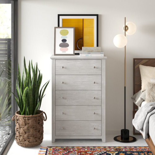 Wade Logan® Tevrat 5 Drawers 31.1" W Dresser & Reviews | Wayfair
