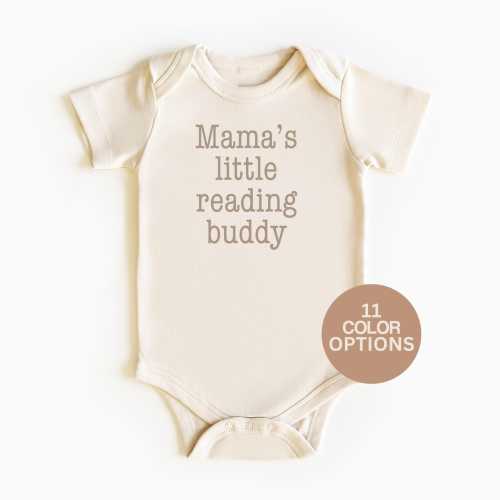 Mama’s Little Reading Buddy Onesie®, Book Lover Baby Gift, Gift For Librarian Mom, Baby Shower Gift, Newborn Baby Gift, Coming Home Outfit