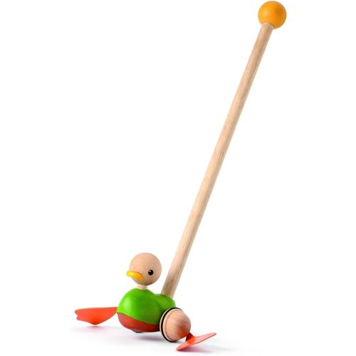 PlanToys Wooden Push-Along Duck (5626)
