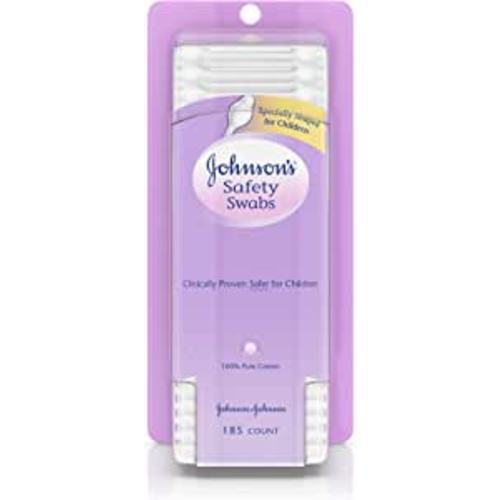 Johnson's Baby Safety Swabs 185 Each