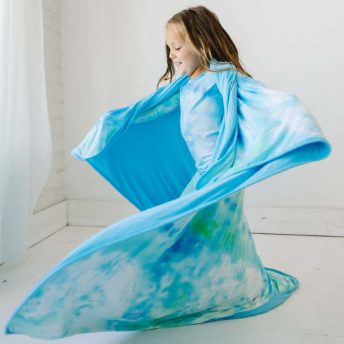 Tidepool Watercolor Large Cloud Blanket®