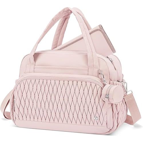 Telena Tote Diaper Bags, Travel Crossbody Large Capacity Hospital Bag for Women Labor Delivery with Pacifier Case