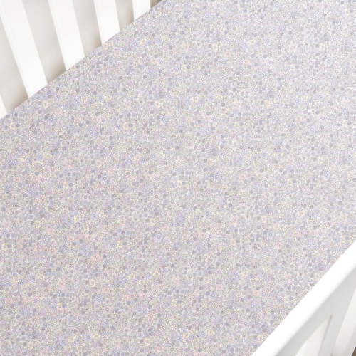 Enchanted Wildflowers Crib Sheet - Ivory | Gooselings