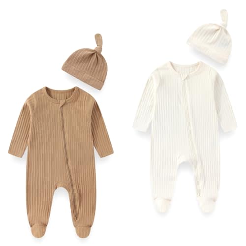 Long Sleeve Baby Footies With Accessories Cotton Unisex Infant Romper New born Clothes For Boys Girls 0–12 Months