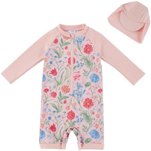 UMELOK Baby Girl Swimsuit Infant UPF 50+ Bathing Suit Size Months