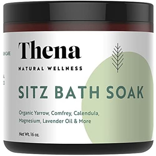 Best Organic Sitz Bath Soak For Postpartum New Mom Essentials & Natural Hemorrhoid Treatment, 100% Natural & Gentle With Pure Epsom & Dead Sea Salts Witch Hazel Lavender Essential Oil