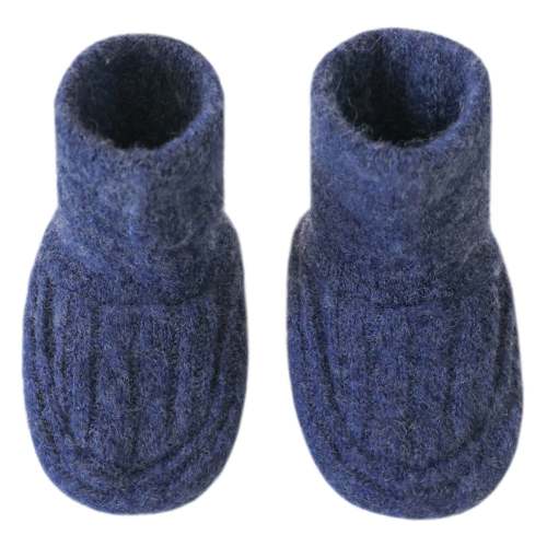 Sweater Bootie - Navy - 0-3m