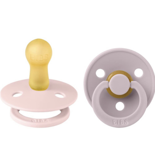 Amazon.com: BIBS Pacifiers Colour Collection | Natural Rubber Baby Pacifier | Round Nipple | Set of 2 BPA-Free Soothers | Made in Denmark | 0+ Months (Pack of 2) | Sage/Ivory : Baby