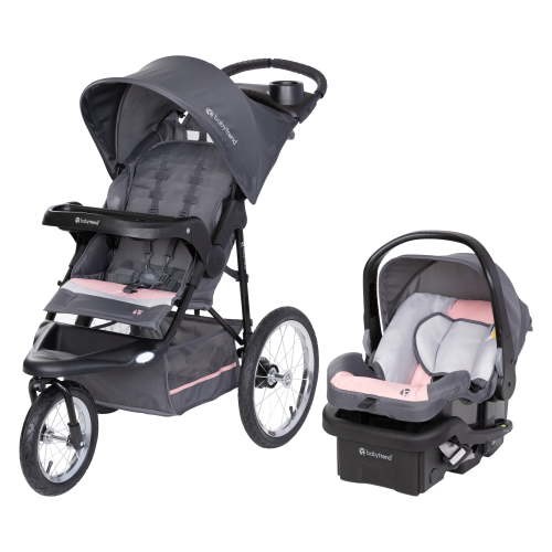 Baby Trend Expedition Jogger Travel System with EZ-Lift Infant Car Seat, Dash Pink